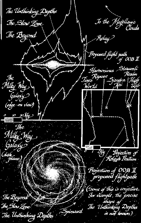 Map of Galaxy in the novel by Ellisa Martin